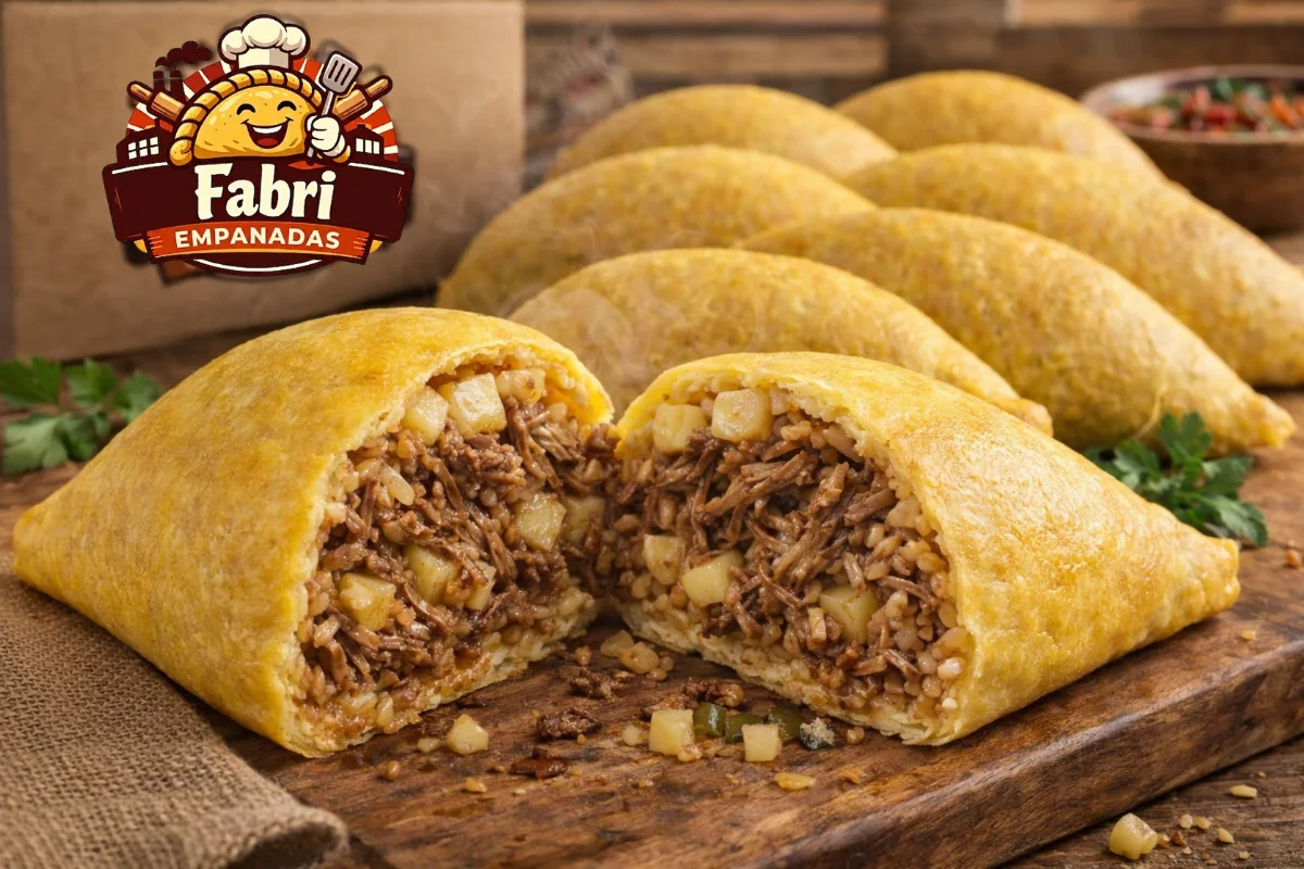 Empanada de Maíz - Papa y Carne, 110g & 14 Cms