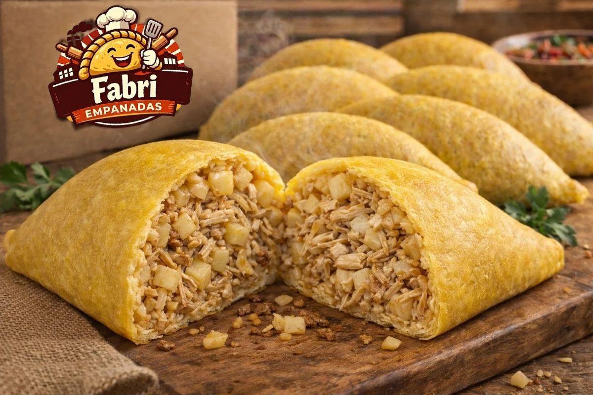 Empanada artesanal de maíz - Papa y Pollo 110g & 14Cms