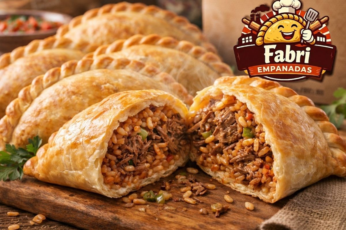 Empanada de Trigo - Carne, Arroz y Huevo - 110g & 14 Cms